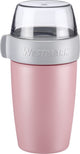 Westmark muesli cup lunch pot, with 2 leak-proof compartments: 200 ml + 500 ml, plastic, natural BPA-free, pink gray clear, 52852260