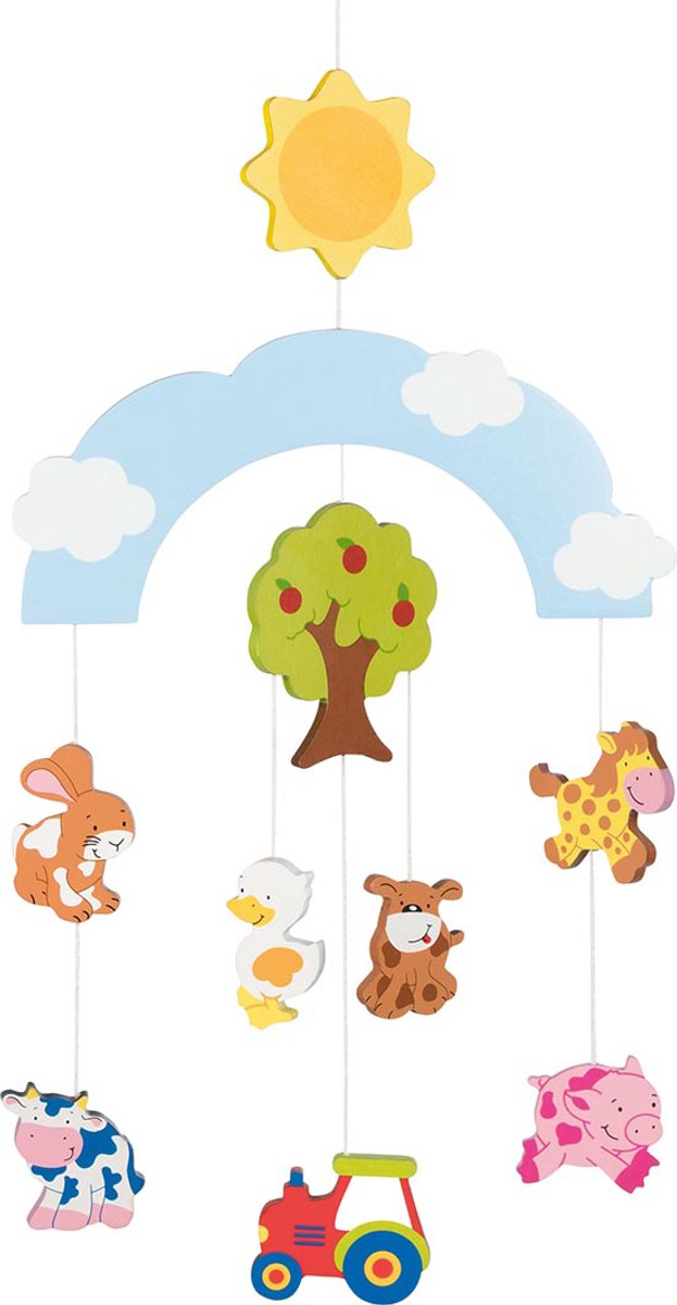 Mobile Goki : ferme 20x55cm, bois