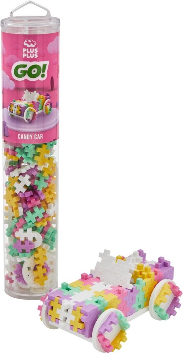 Plus plus bonbons pour voiture en tube plus-plus : 200 pièces (4258)