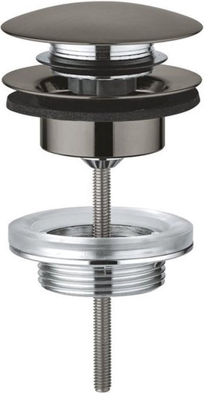 Bonde d'écoulement Grohe push open graphite dur brossé