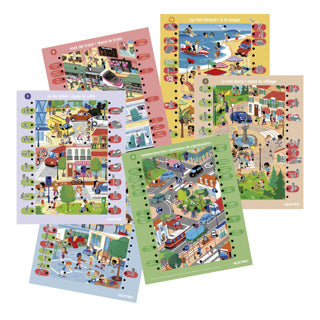 Jeu d'éducation à la circulation électro