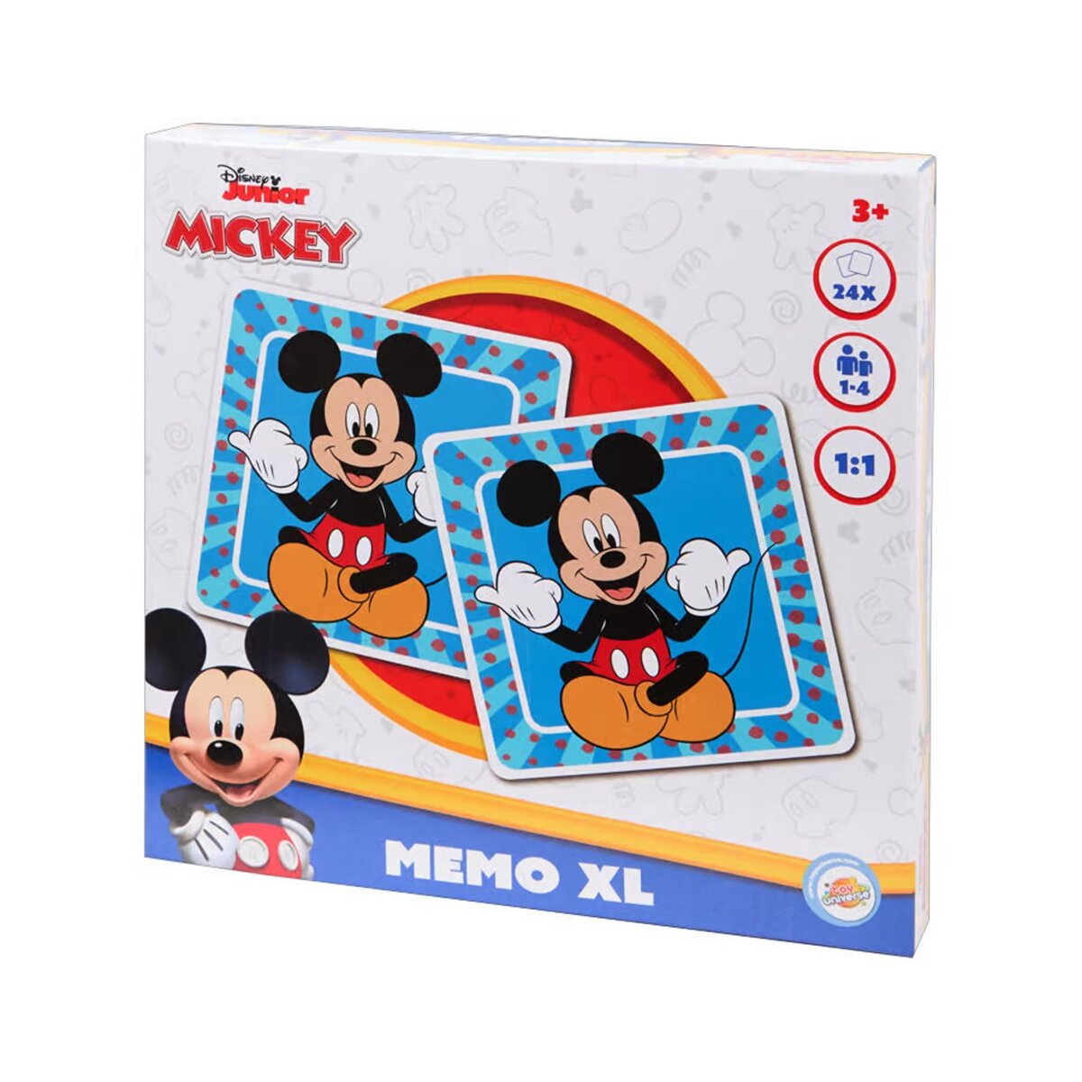 Intro Disney Mickey Fun Memo Game xl 24 pièces