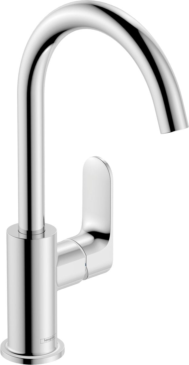 Hansgrohe rebris s - mitigeur de lavabo - commande monocommande - avec garniture de vidage - taille 210 mm - bec pivotant - chrome