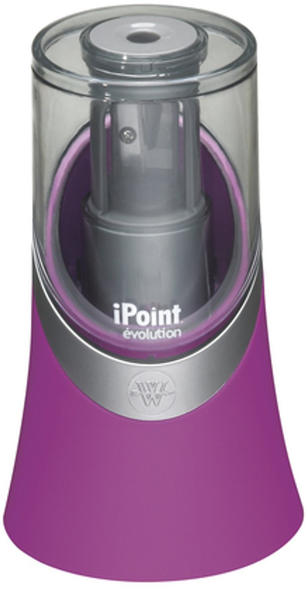 Taille-crayon Westcott - ipoint évolution - électrique - sans piles - rose - ac-e55032