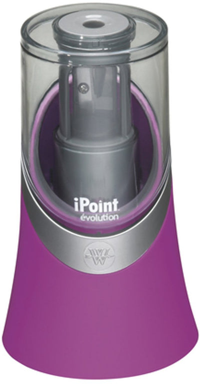 Taille-crayon Westcott - ipoint évolution - électrique - sans piles - rose - ac-e55032