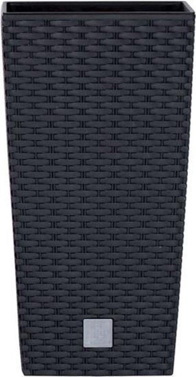 Prosperplast - jardinière en pot de fleurs avec insert carré drts265-s433 - anthracite