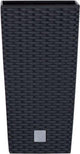 Prosperplast - jardinière en pot de fleurs avec insert carré drts265-s433 - anthracite
