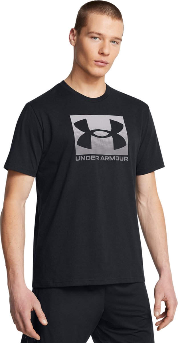 Under Armour UA M Boxed Sports Updated SS-BLK Chemise de sport pour hommes - Noir - Graphite