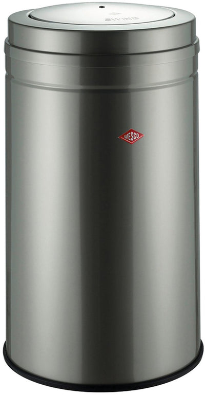 Wesco grande poubelle pivotante | 120 litres | métal - maillechort | poubelle - fabriquée en Allemagne