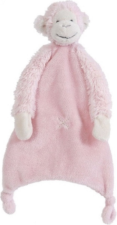 Doudou Happy Horse Monkey Mickey - rose - cadeau bébé