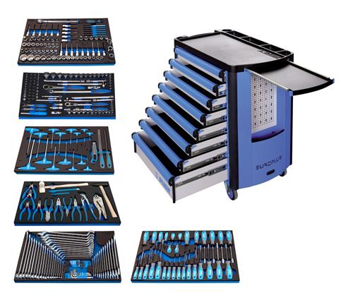 Chariot à outils Unior1011fplus1 296 pièces