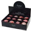 Decoris Boules de Noël mix verre ds a 12 pièces rose