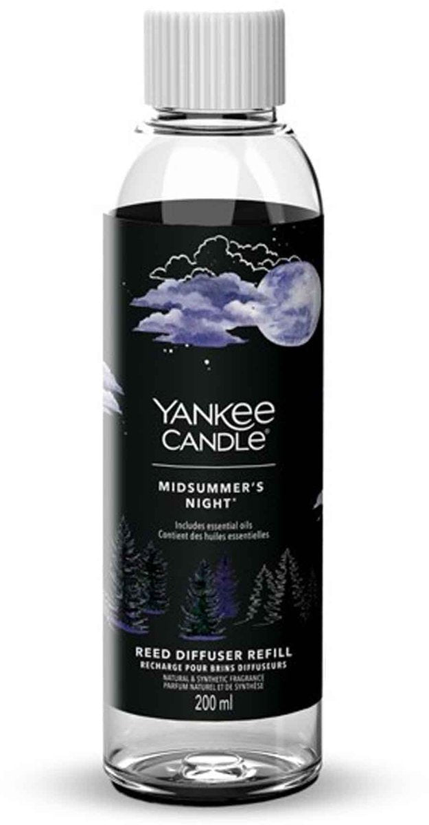 Bougie Yankee - recharge pour bâtonnets parfumés 200 ml - nuit d'été