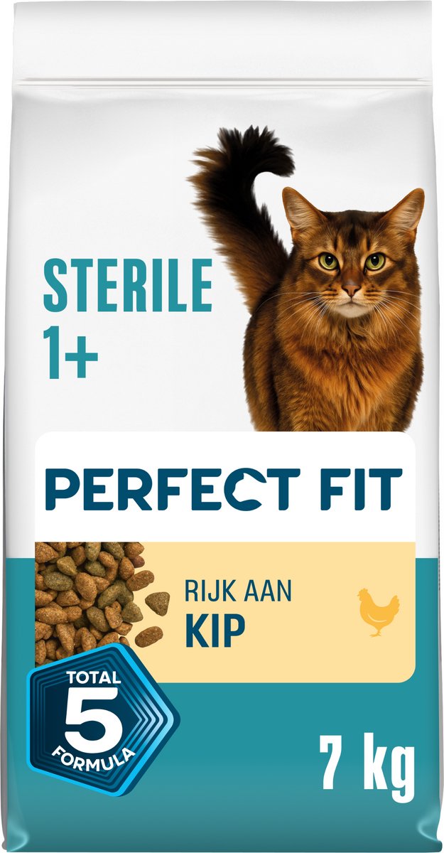 Nourriture pour chat Perfect Fit - poulet stérile - 7kg