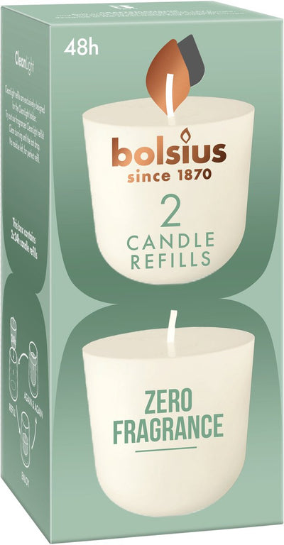 Recharge de bougie parfumée Bolsius zéro -