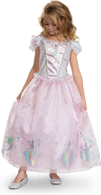 Déguisement princesse disney - multi-princesse, robe multi-princesse disney princesse deluxe, taille s (5 - 6 ans), fille
