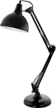 Eglo vintage borgillio - lampe de table - 1 lumière - noir