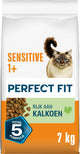 Nourriture pour chat Perfect Fit - adulte sensible - dinde - 7kg