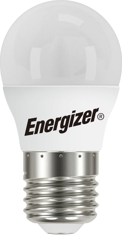 Lampe boule LED économe en énergie Energizer - E27 - 2,9 watts - lumière blanc chaud - non dimmable - 5 pièces