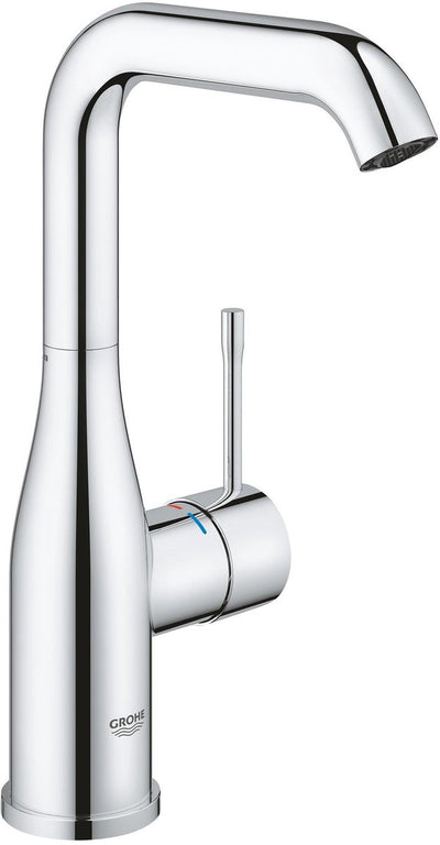 Robinet pour lavabo Grohe essence - bec haut pivotant - avec vidage à clic (push open) - économie d'eau