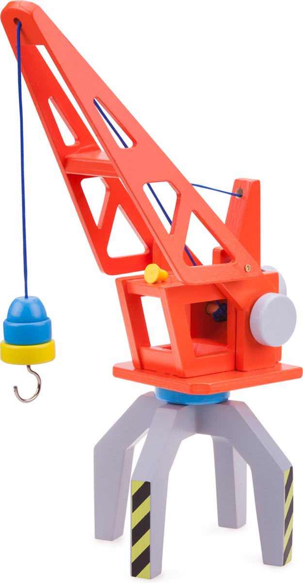 Nouvelle grue à conteneurs en bois Classic Toys ®