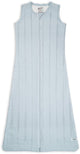 Lodger gigoteuse été bébé 80cm - connexion sécurisée au niveau du cou et des bras - 0,5 tog - 100% coton bio - pointelle - bleu - gigoteuse été