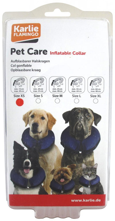 Collier flamant gofi - collier de protection souple et réglable - taille xs (16 x 14,5 x 7,5 cm) - idéal pour Chihuahua, Pinscher nain, Poméranie, Maltais et Yorkshire Terrier