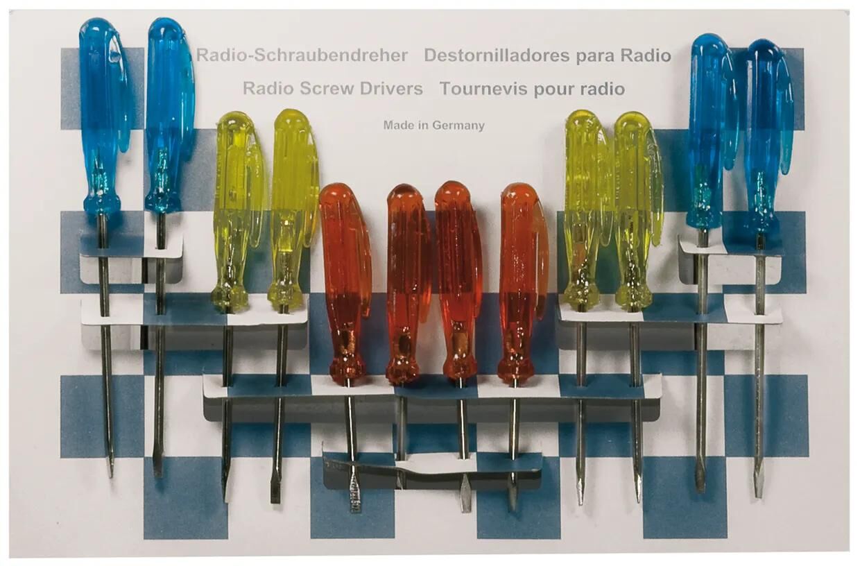 SW Stahl Radio-Schraubendr.Sort. 12 pcs. sur la carte