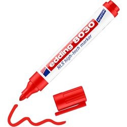 Edding 8030 nls marqueur high-tech rouge | 10 pièces
