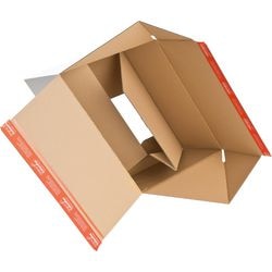 Boîte en carton ondulé colompac cp 141.101 carton marron