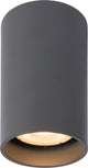 Lucide delto - spot de plafond (plafonnier) - ø 5,5 cm - led dim to warm - gu10 - 1x5w 2200k 3000k - gris