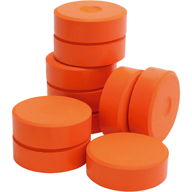 Peinture aquarelle liquide tempera Colortime, h : 19 mm, d 57 mm, orange, 10 pièces 1 boîte
