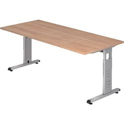 Bureau Bach Hammerer Fox 19 n 180x80cm en panneaux de particules mélaminés noyer