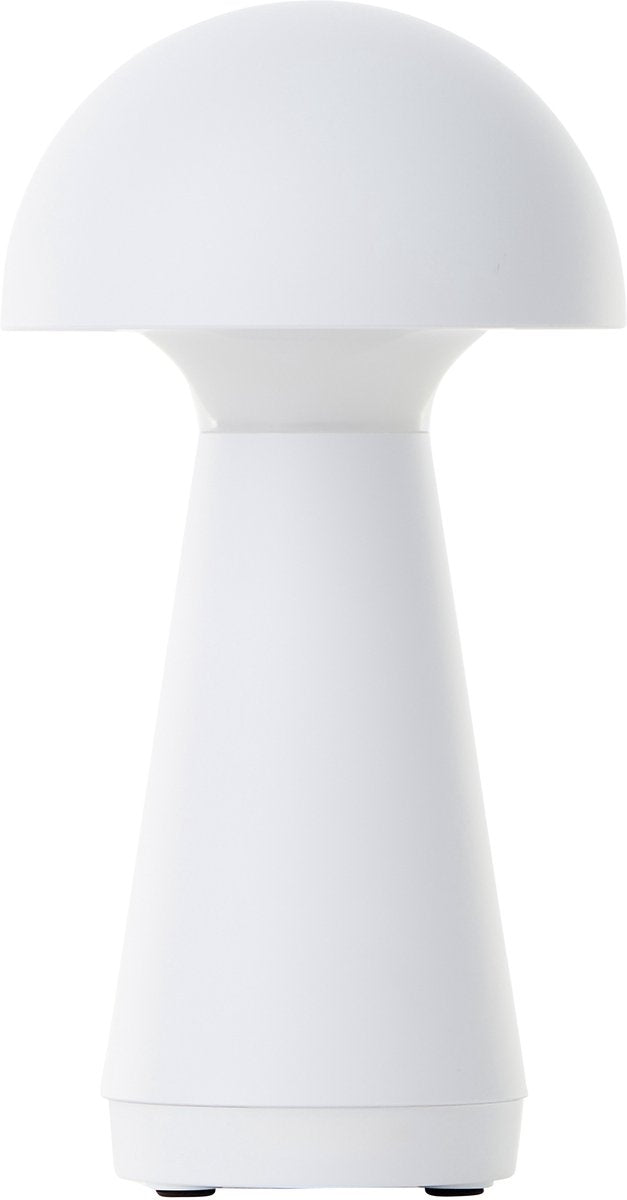 Brilliant ag brillant navabi - lampe de table d'extérieur - led 2w - ø 9,5 cm - 130 lm - 3000k - dimmable en 3 étapes - rechargeable par USB - ip44 - blanc