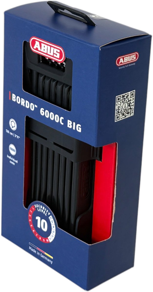 Abus plideslot bordo 6000c 120 noir sh