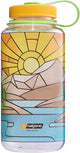 Nalgene - bouteille à large goulot - gourde - bouteille d'eau - 1000 ml de support de rivière teinté clair - sans bpa