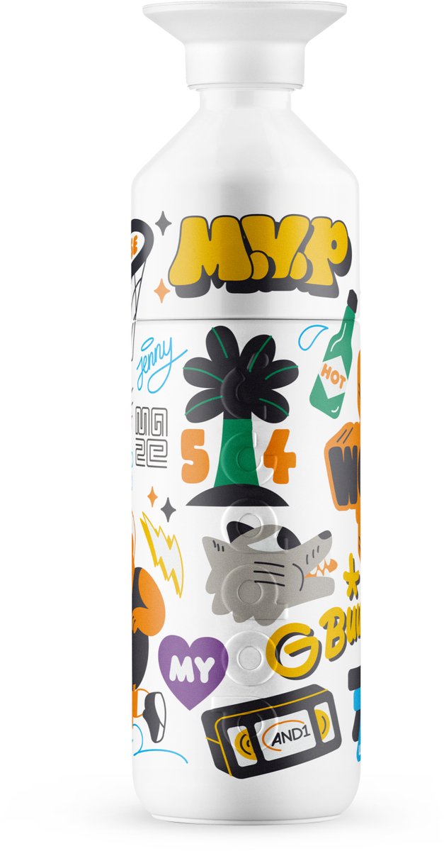 Gourde isotherme Dopper thermos - édition basket x worthy de jong - 580 ml