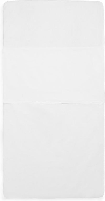 Jollein - drap-housse pour berceau (blanc) - coton - drap à pochette pour berceau, drap-housse pour bébé - 60x120cm