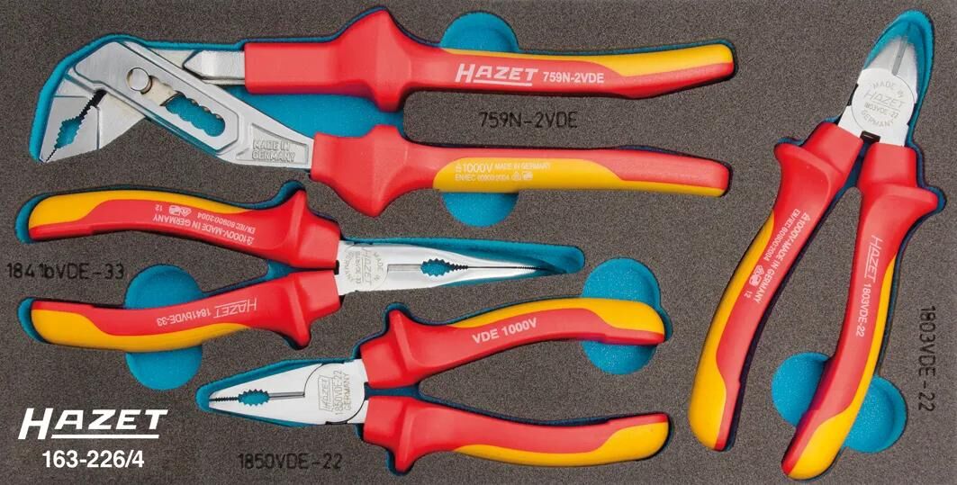 Des pinces Hazet Set VDE 4-PART