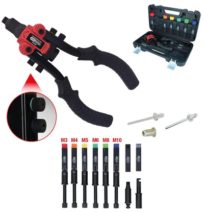 KS Tools 3 dans 1 Hand Rivers Set ANZ. Parties 15