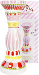 Anniversaire blond amsterdam : bougeoir rose