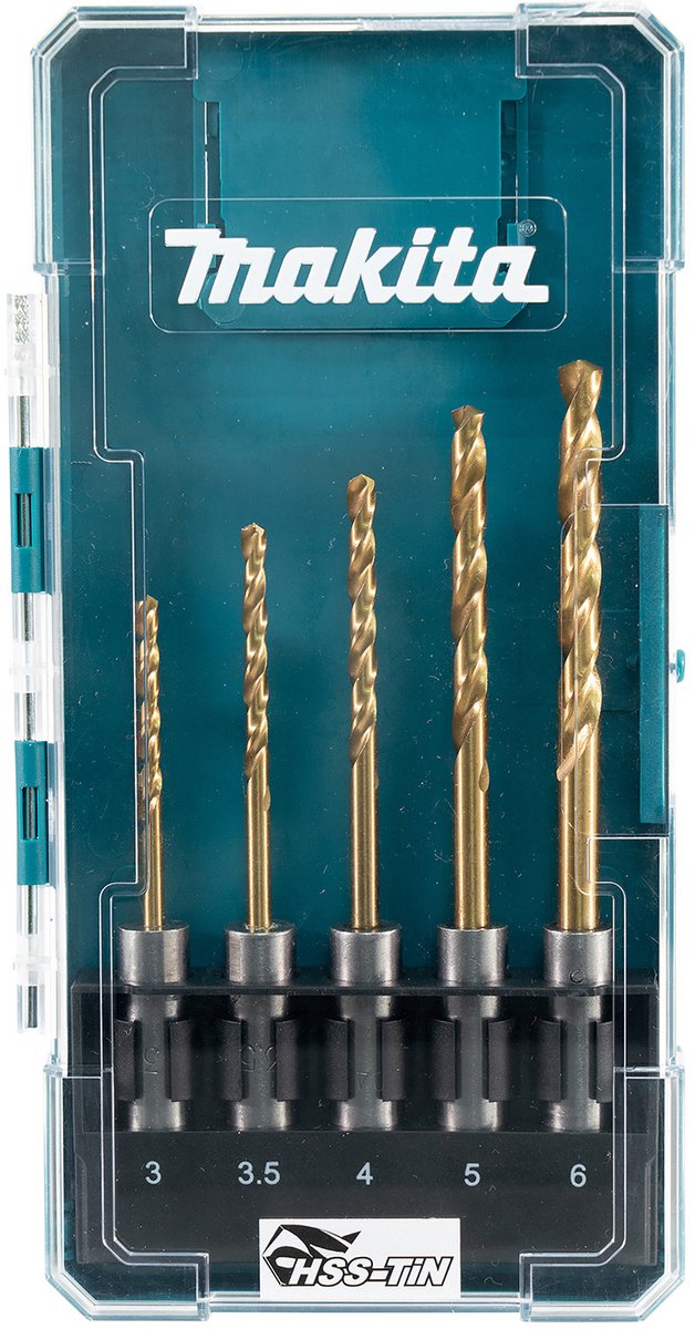 Makita sds-plus jeu de forets à métaux 5 pièces - e-15132