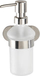 Wenko turbo-loc® distributeur de savon orea acier inoxydable mat 200ml - pompe à savon - montage sans perçage - autocollant - 10 ans de garantie