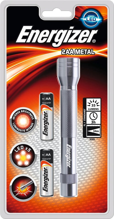 Lampe de poche LED Energizer – 50 lm – gris