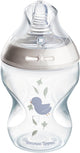 Biberon Tommee Tippee Natural Start - lot de 1 biberon 260 ml - faible vitesse d'alimentation 0m+ - avec motif oiseau