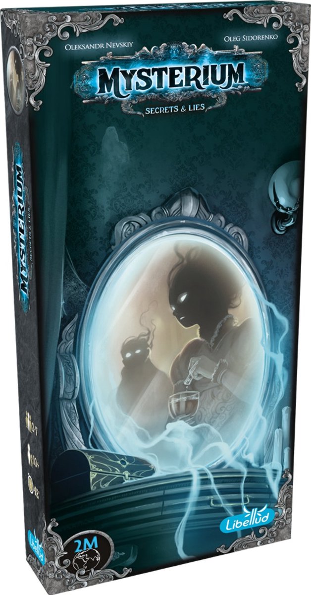 Asmodee extension du jeu de société mysterium secrets mensonge jeu de cartes.