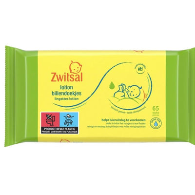 Zwitsal lingettes pour bébé lotion 65 pièces