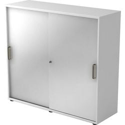 Bach armoire à portes coulissantes Hammerer 3fh argent, blanc