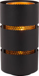 Lucide rosas - lampe de table - ø 16 cm - 1xe27 - noir