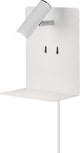Trio element - applique - blanc mat - incl. 1x SMD 3 W - dimmable avec interrupteur - réglable en hauteur - non dimmable